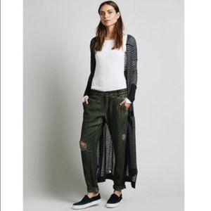 Free People Relaxed Herringbone Chinos